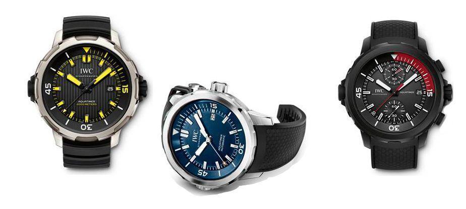 IWC Schaffhausen Aquatimer collection, three new divers in the family - grandgoldman.com