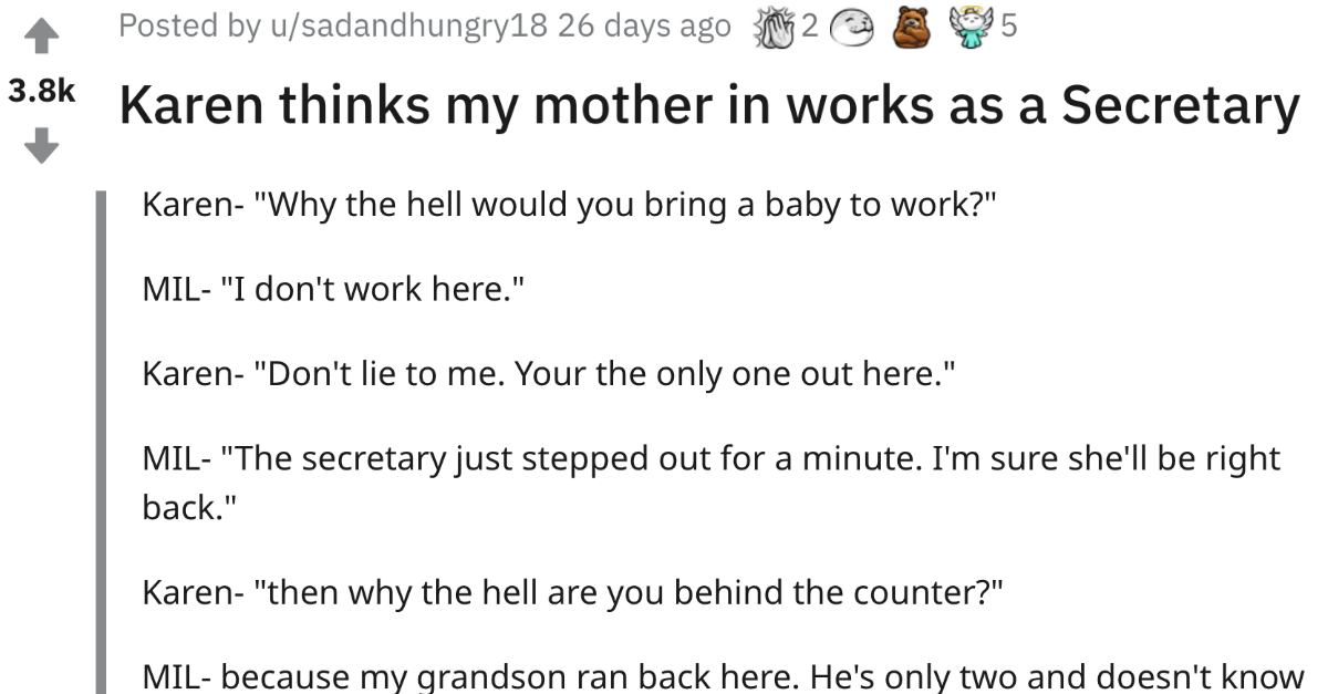 Karen Demands They Fire A Customer Over Bringing A Kid To The Job