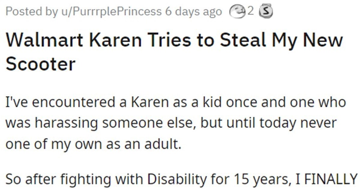 Karen Gets Caught When She Tries To Steal A Mobility Scooter - grandgoldman.com