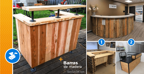 Options to have a rustic wooden bar - grandgoldman.com