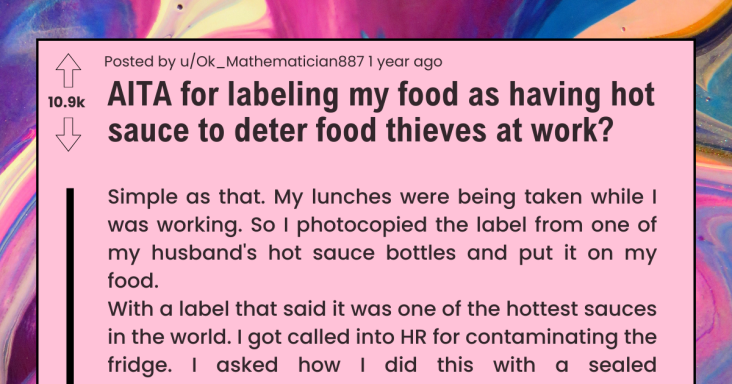 Employee Catches Office Lunch Thief By Labeling Their Food - grandgoldman.com