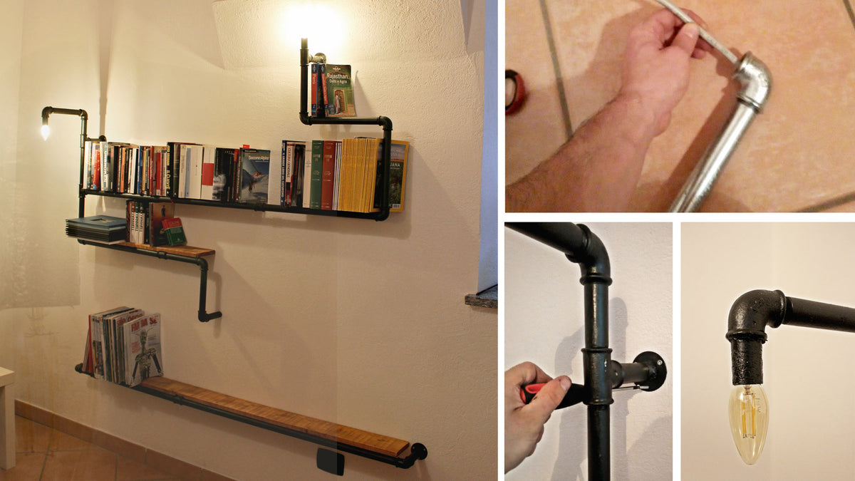 DIY Pipe Bookshelf: A Unique Industrial Bookcase Guide