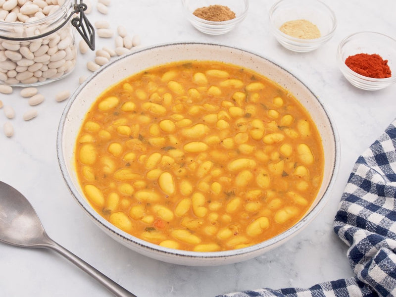 Loubia Recipe: Moroccan White Bean Stew with Warm Spices