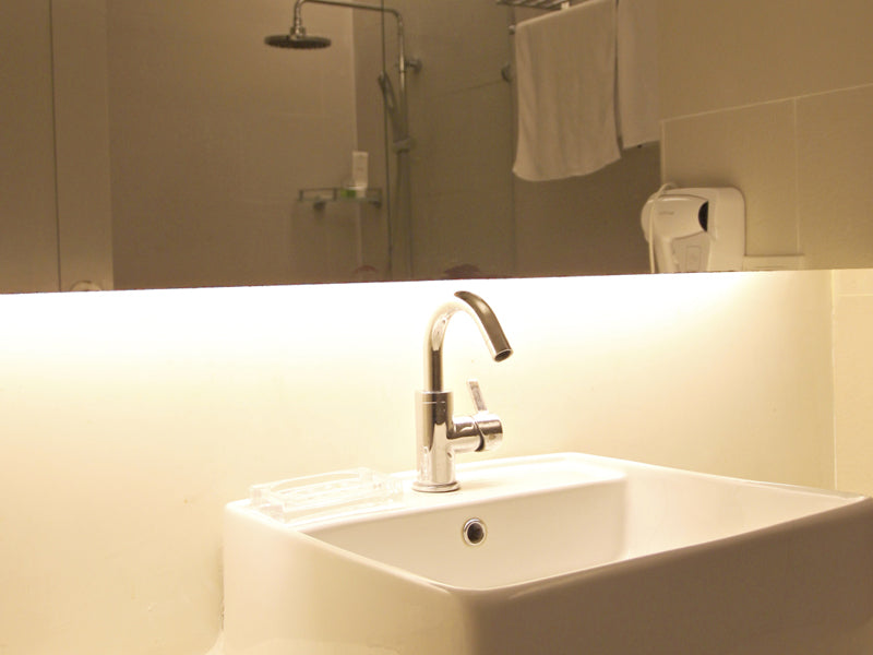 DIY Bathroom Lighting with Neon Lamps: Save Money & Style