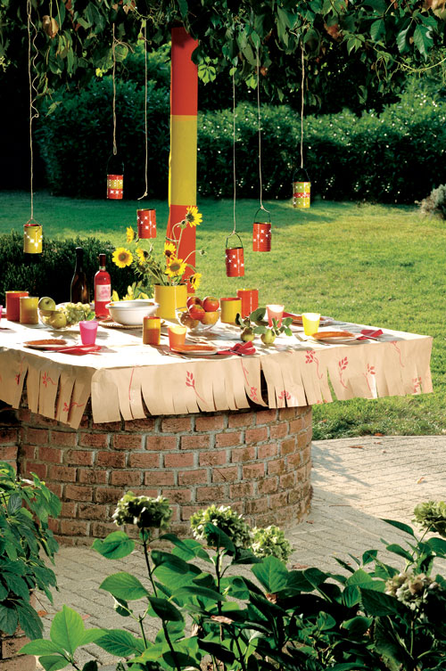 Recycled Jar Lighting: DIY Garden Party Decor