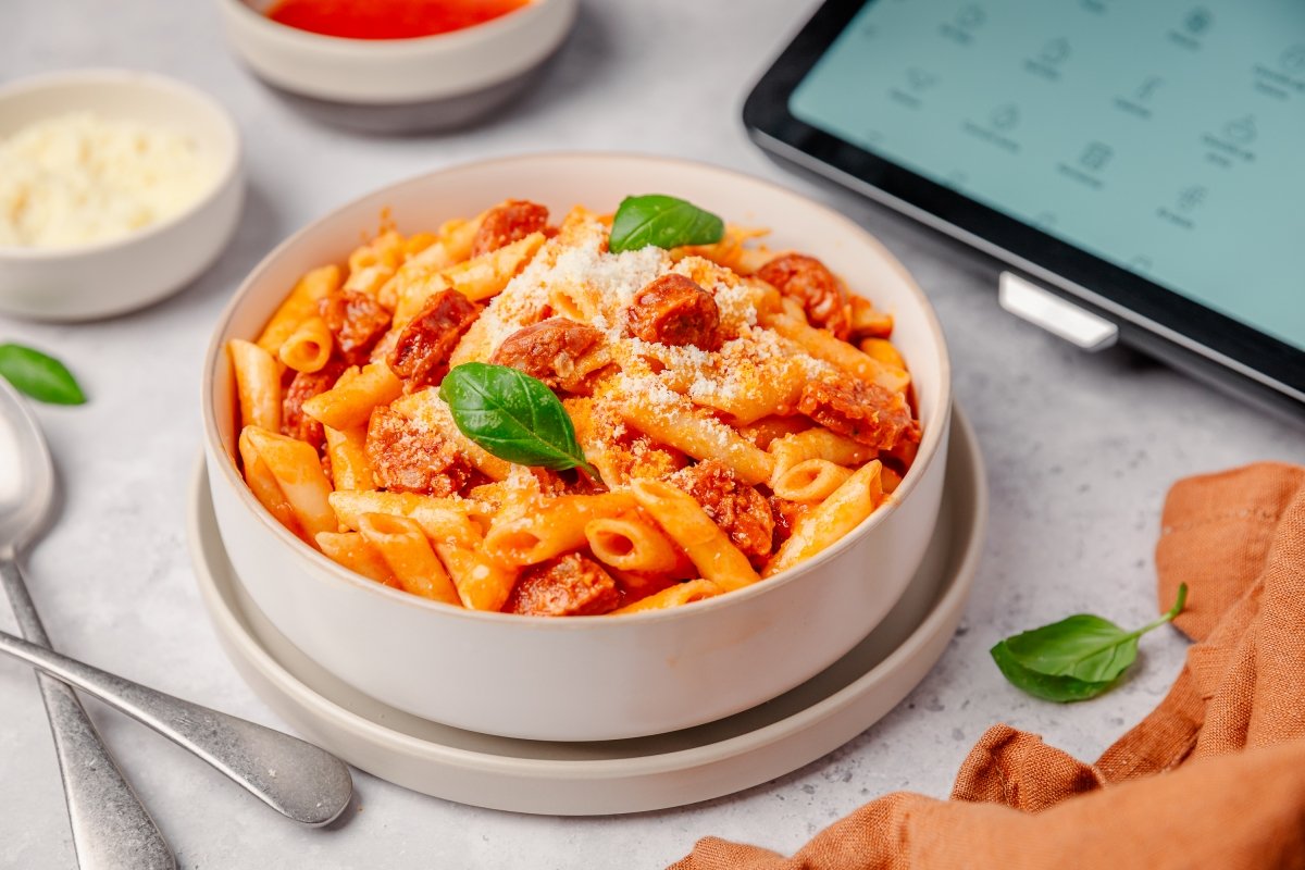 Macarrones con Chorizo Recipe: Easy Spanish Thermomix Pasta
