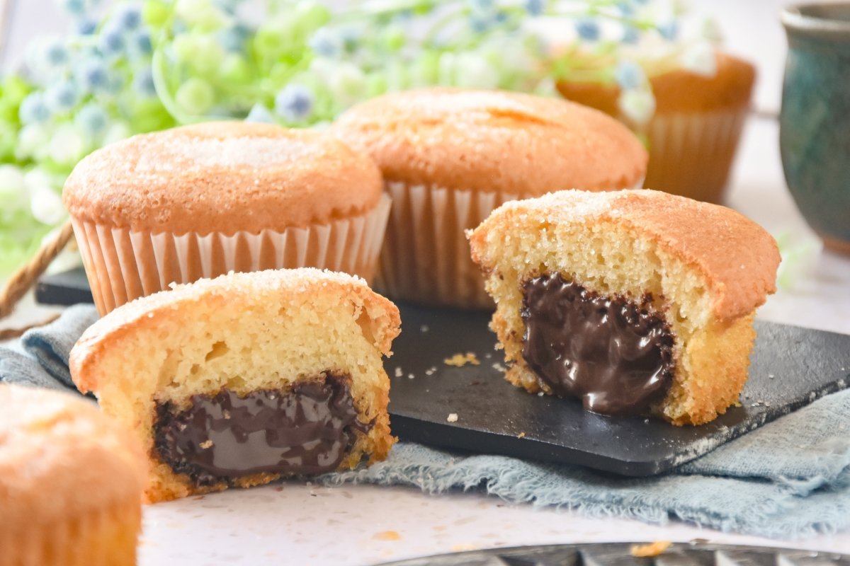 Chocolate Stuffed Magdalenas Recipe: Easy Spanish Treat
