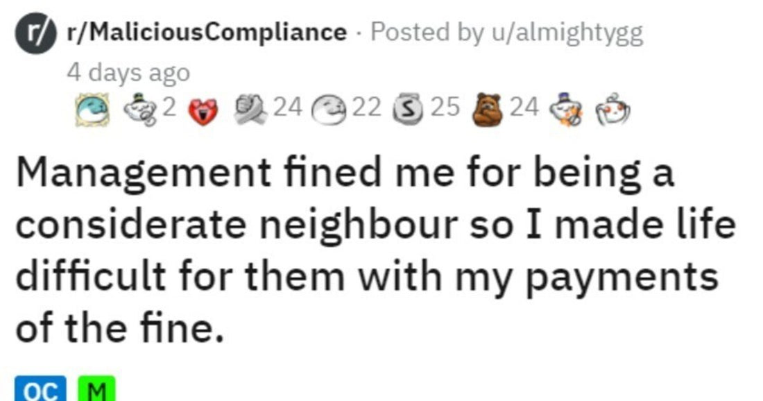 Tenant Gets Unfair Fine, Pays In 37 Installments