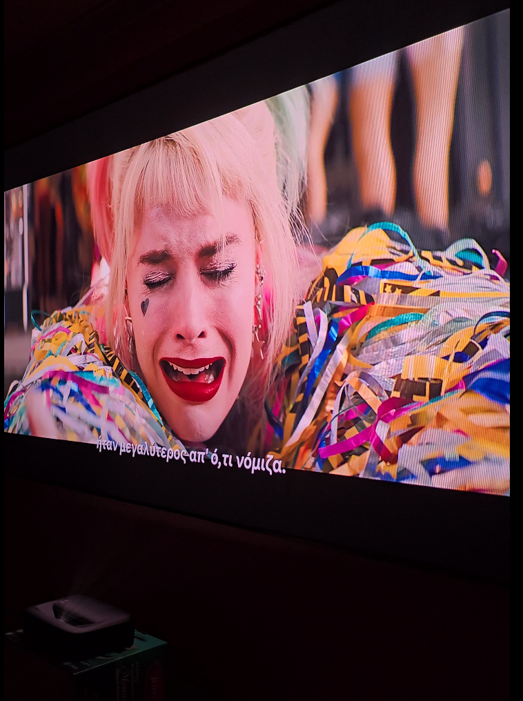 Big TV Alternative!? 100″ INCHES of “Immersive ENJOYMENT” projecting from 30cm. Ultra Short Throw, 3 laser DLP Projector and with "SPECIAL CLOTH" (Video)