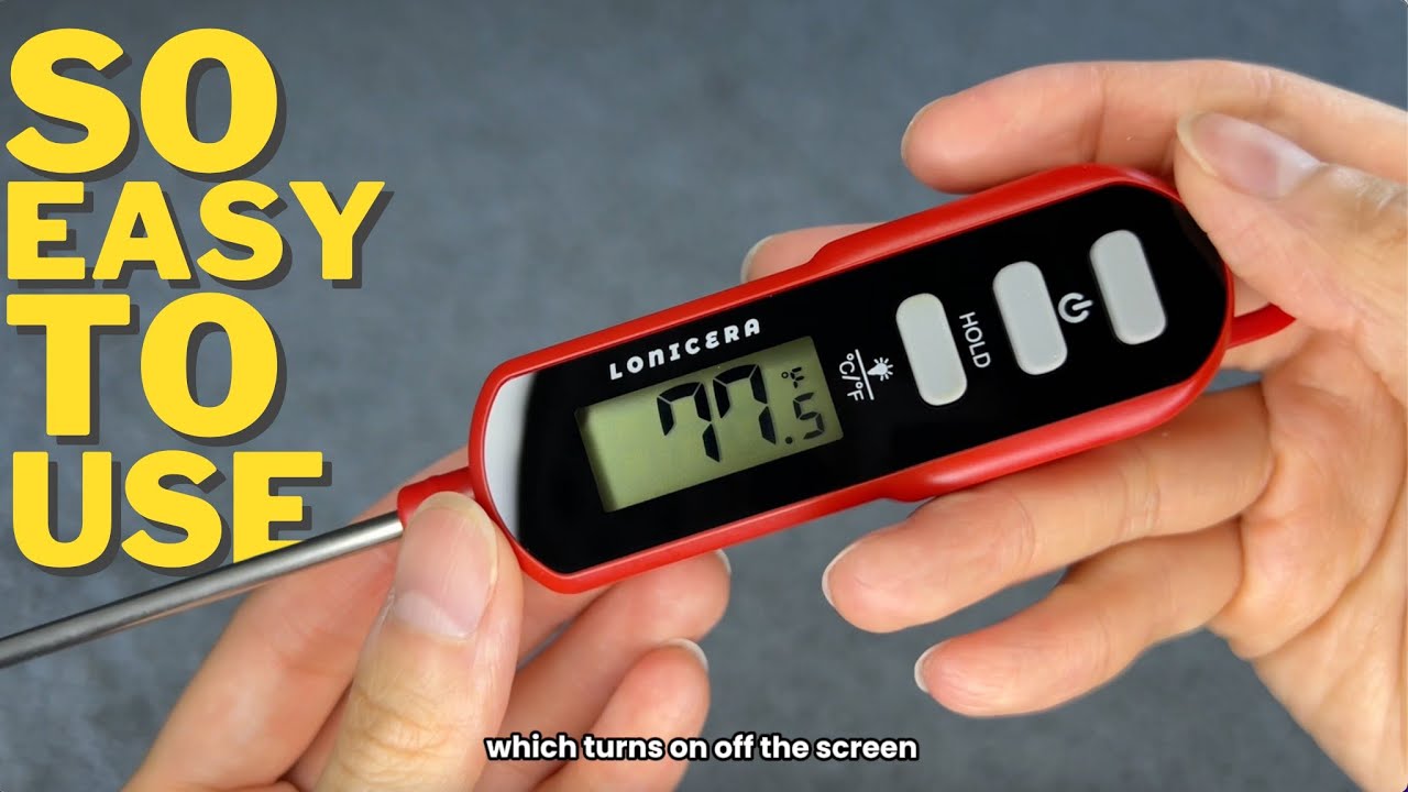 Lonicera Waterproof Instant Read Meat Thermometer Review - grandgoldman.com