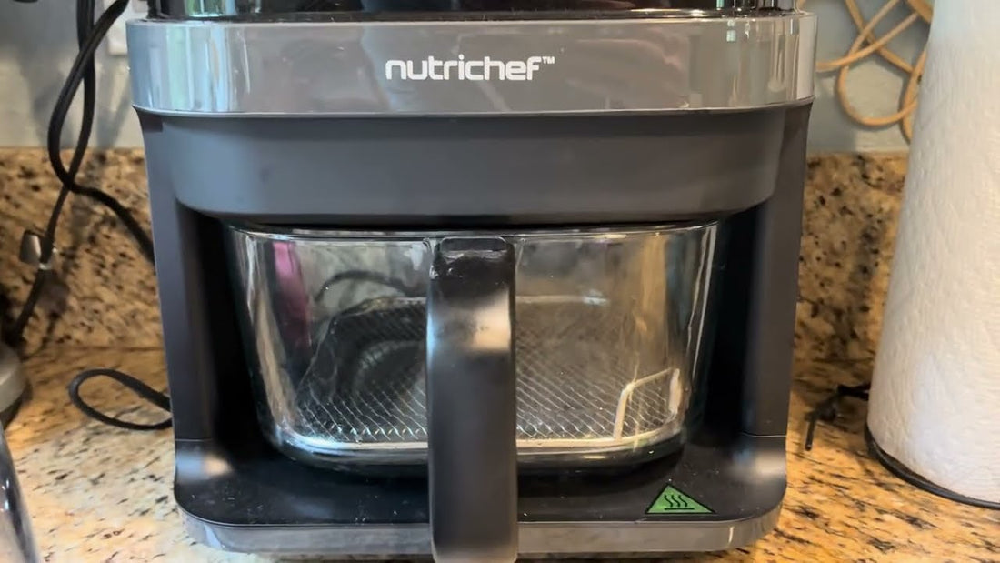 Nutrichef 5.8 Quart Transparent Bowl Air Fryer Review - grandgoldman.com