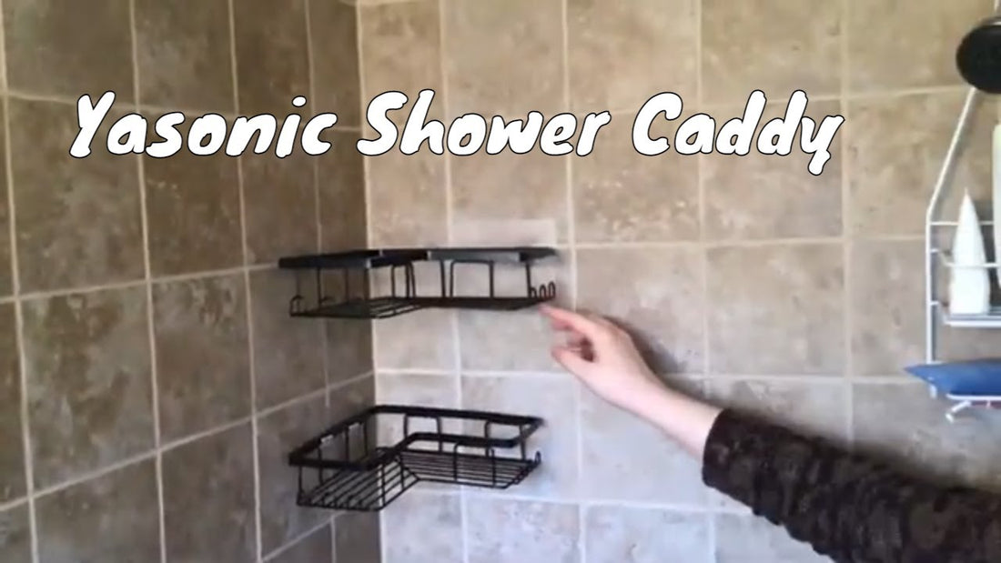 YASONIC Adhesive Shower Caddy Organizers Review - grandgoldman.com