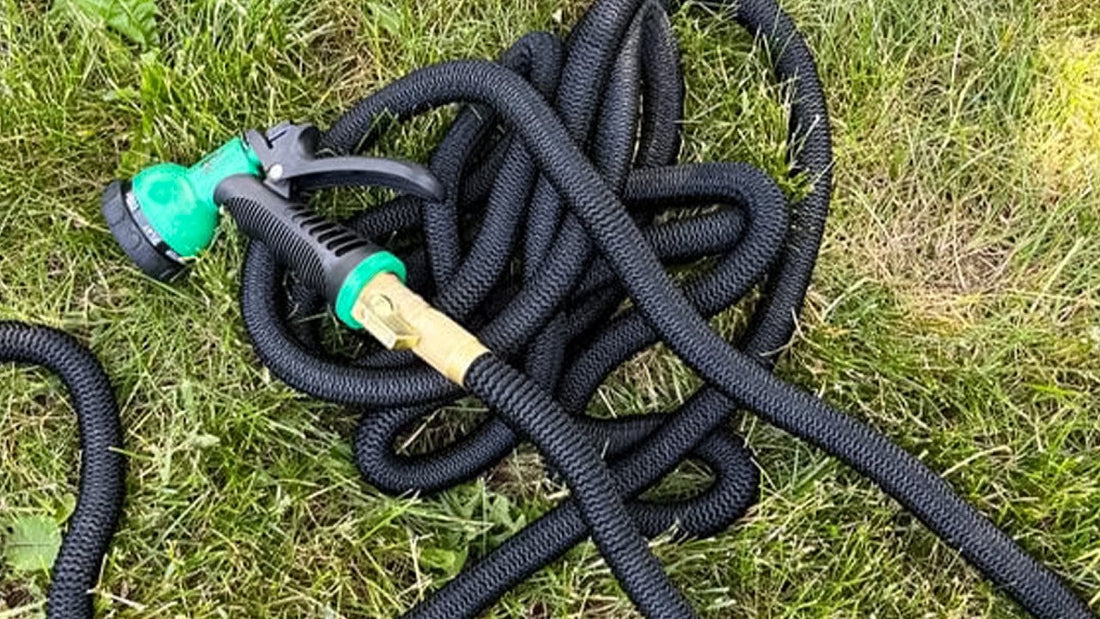 Flexi Hose 25FT Garden Hose with 8-Function Nozzle Review - grandgoldman.com