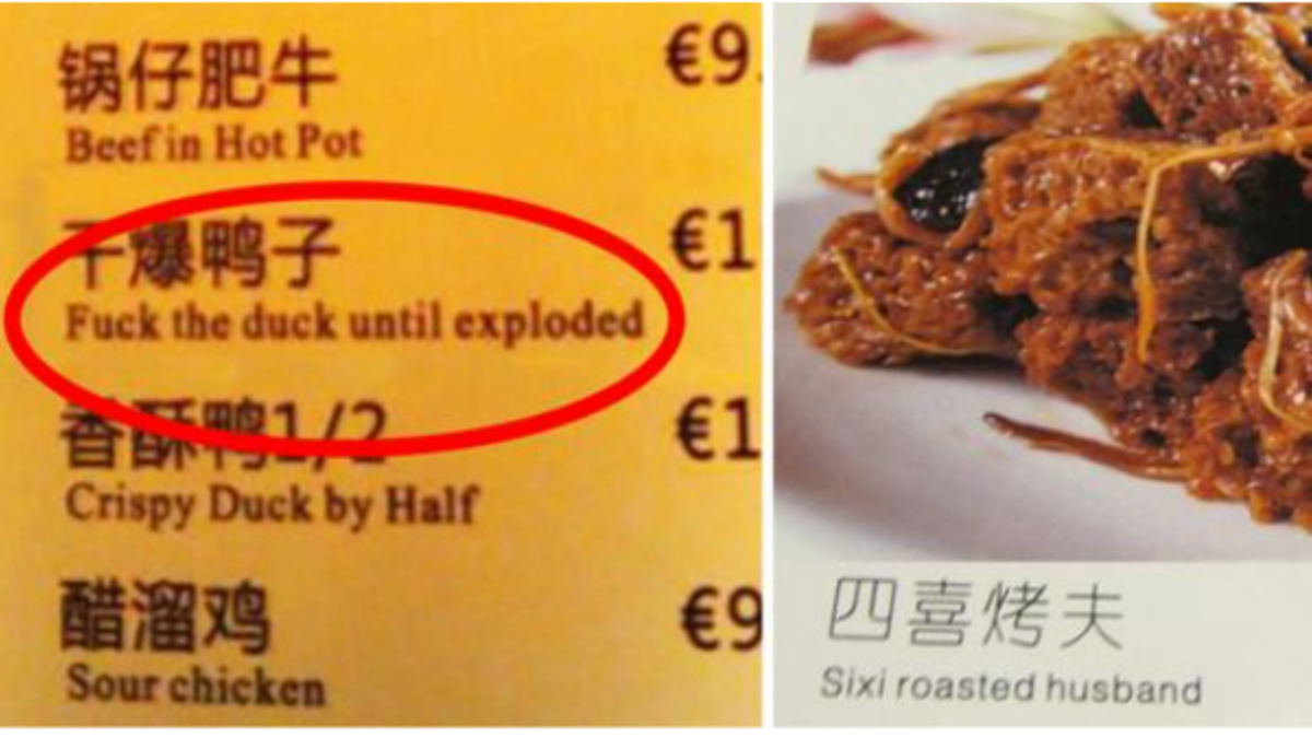 30 Of The Funniest Menu Translation Fails Ever That Make You Spill Your Coffee