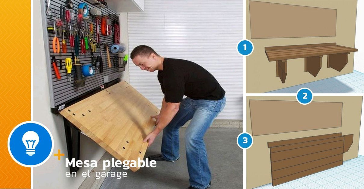 Guide to Making a Folding Work Table in the Garage! - grandgoldman.com