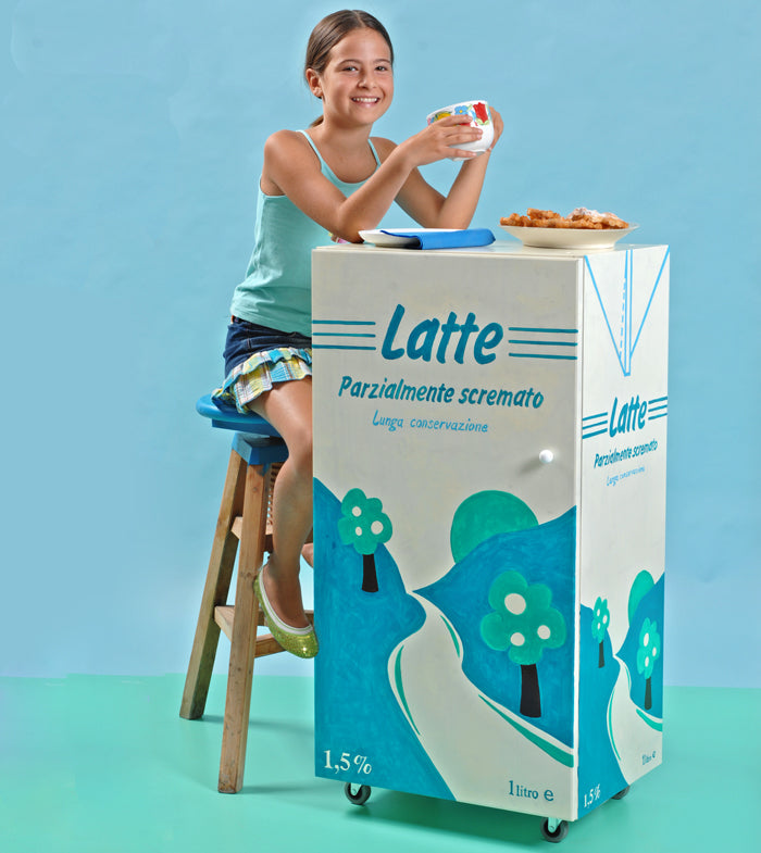 How to Upcycle a Kitchen Wall Cabinet with Tetrapak Graphics