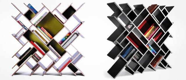 Innovative shelves to organize your books - grandgoldman.com