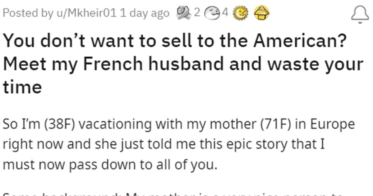 Woman Gets Revenge On An Employee Who Won’t Sell To A Non-French Speaker - grandgoldman.com