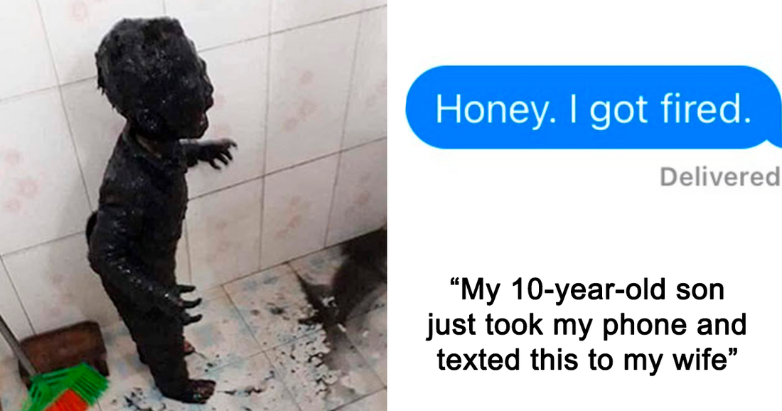 50 Parents Who Are Having A Terrible Day Due To Their Kids