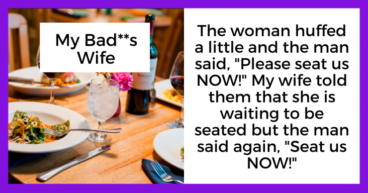 Husband Shares How His Wife Puts Entitled Customers In Place At A Restaurant