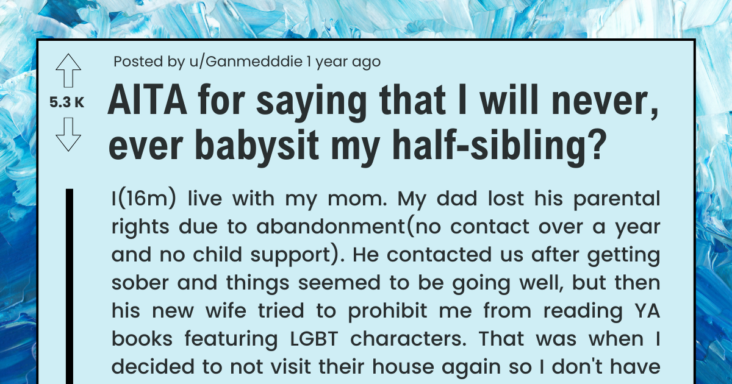 Estranged Father And New Stepmother Returns To Son’s Life And Expect Him To Babysit Their Newborn
