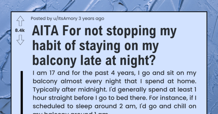 Child Asks If They Are Wrong For Spending Time On Her Balcony Because It Makes Neighbors New Dog’s Bark Too Much