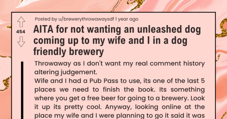 Couple Gets Kicked Out Of A Dog-Friendly Brewery For Overreacting Over A Friendly Dog, Causes A Scene