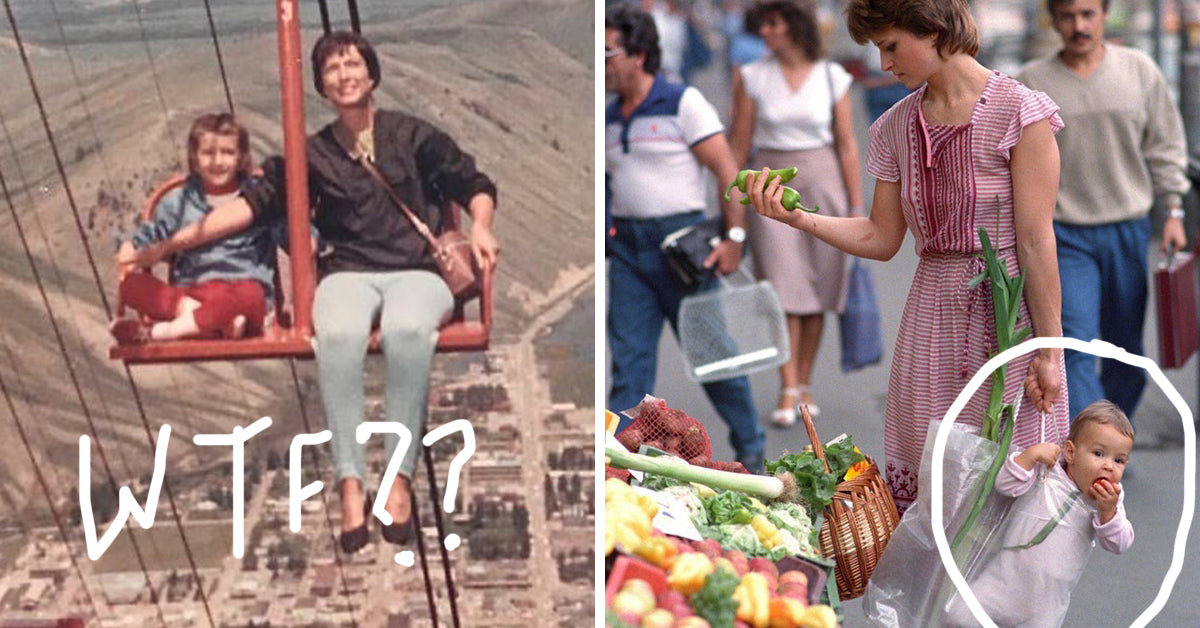 31 Old School Parenting Photos That Will Might Shock Modern Parents - grandgoldman.com