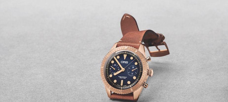 The Oris Carl Brashear Chronograph Limited Edition, the charm of bronze to honor the charismatic diving instructor - grandgoldman.com