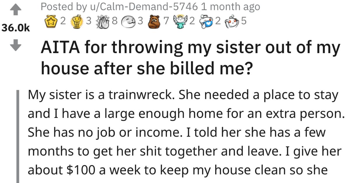 Choosing Beggar Sister Gets Thrown Out When She Asks For More Money