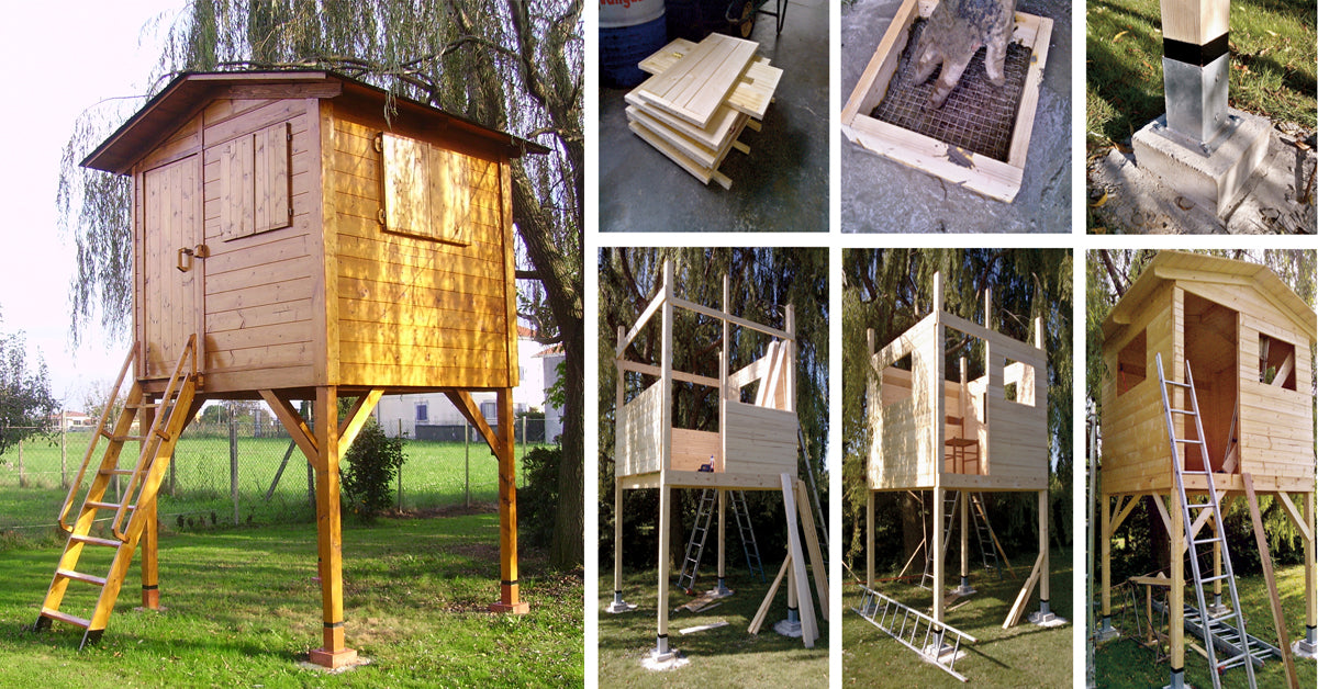 How to Build a Wooden Stilt House for Kids: A DIY Guide