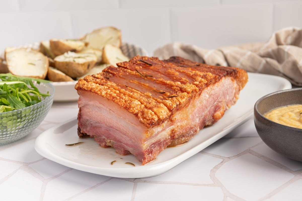 Pork Belly in the Oven Recipe: Crispy Spanish Roast Pork – Grand Goldman