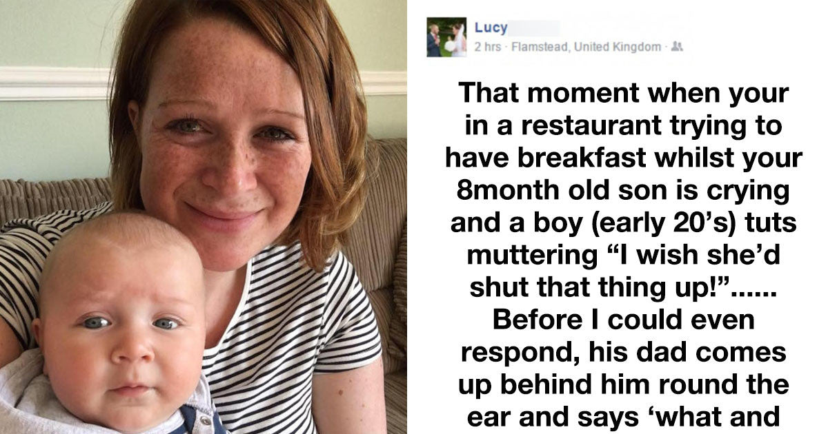 Guy Tells Woman To ‘Shut Up’ Her Baby So His Dad Taught Him A Lesson