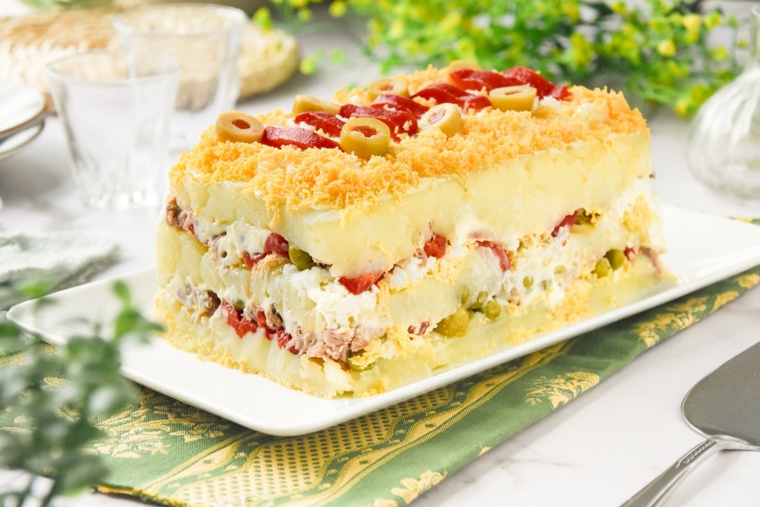 Potato and Tuna Cake Recipe: Easy Spanish Layered Dish