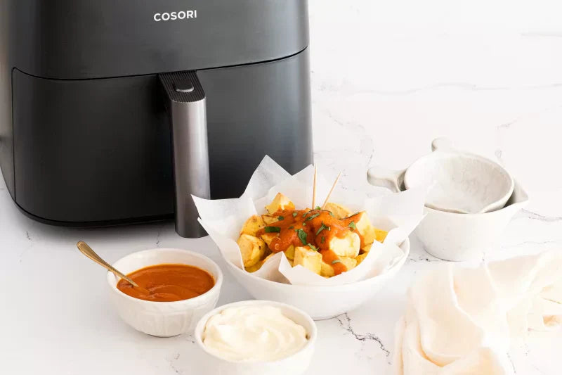 Patatas Bravas Air Fryer Recipe (Cosori Turbo Blaze Style) - grandgoldman.com