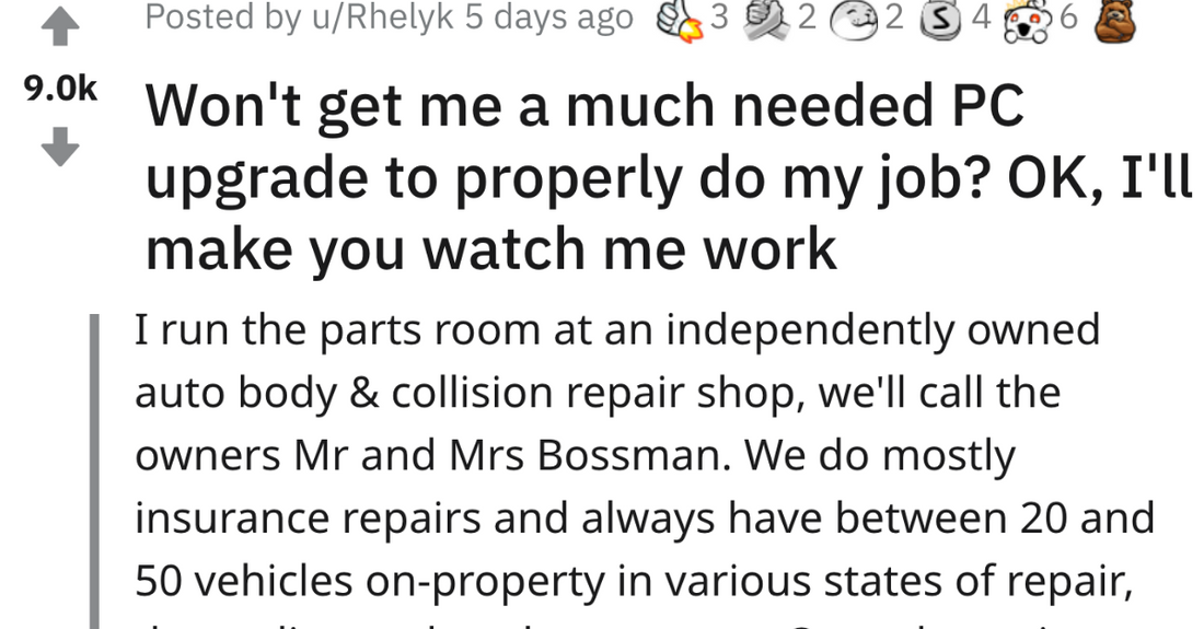 Boss Refuses To Buy Employee A New Computer, Cue Malicious Compliance