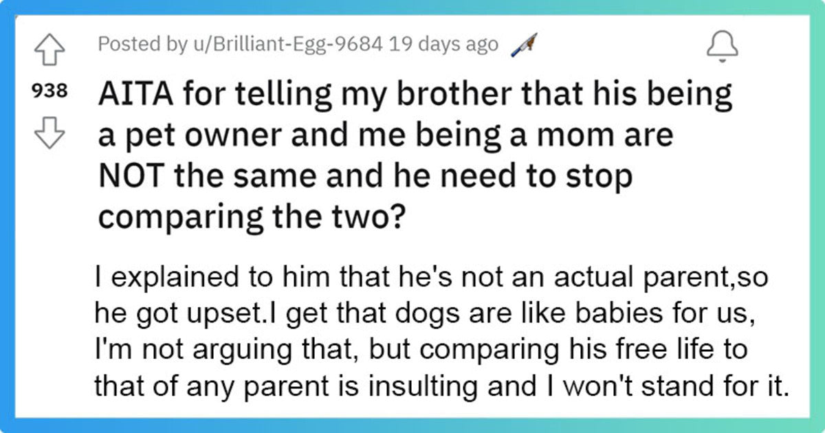 Single Mother Gets Compared To A Pet Parent, Doesn’t Stand For It - grandgoldman.com