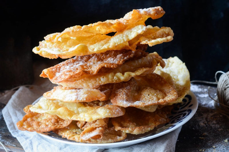Carnival Ears Crispy Sweet Fried Dough Recipe - grandgoldman.com