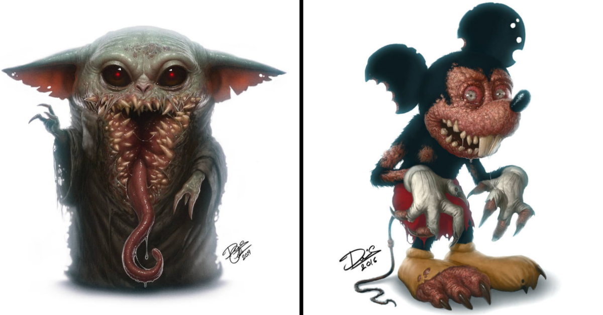 Digital Artist Recreates Famous Pop Icons With A Terrifying Look