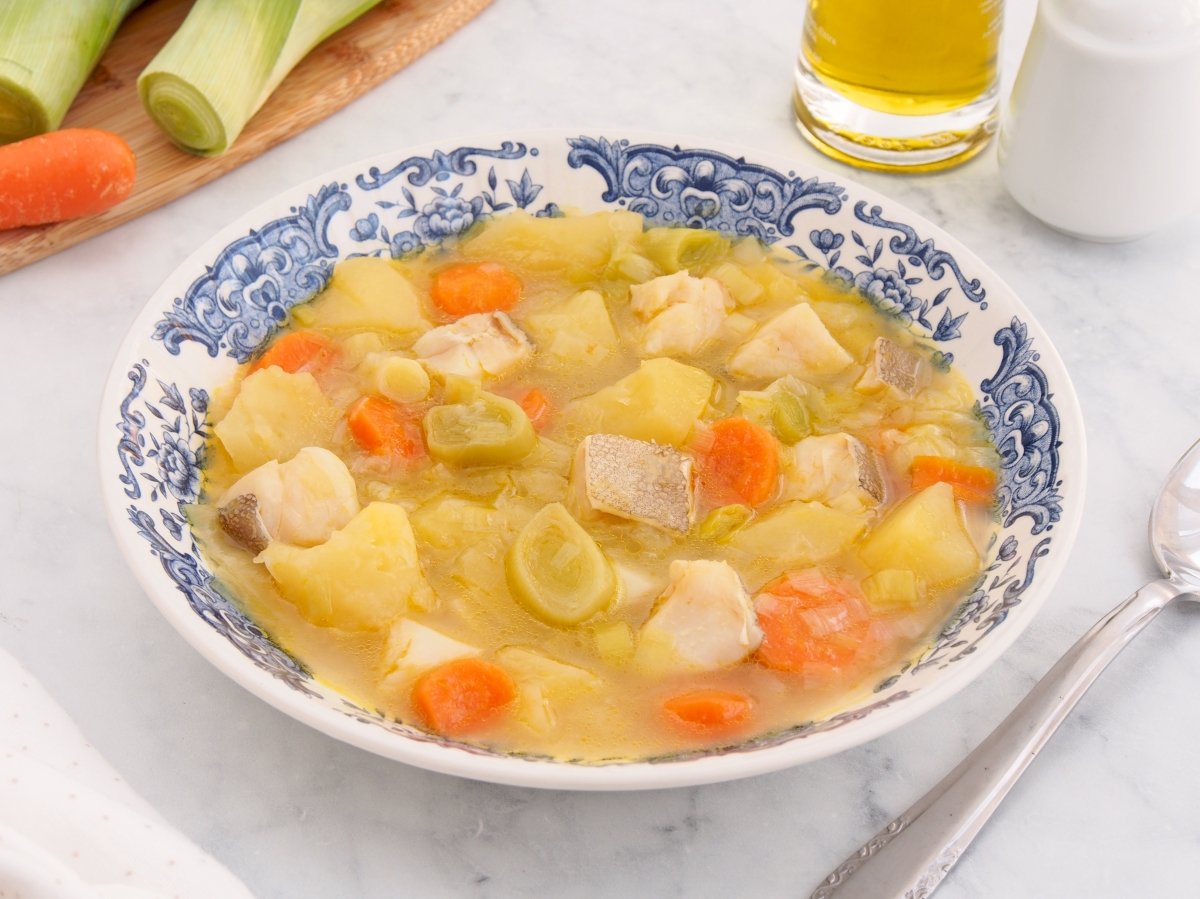Porrusalda with Cod: Hearty Basque Leek and Potato Stew (58)