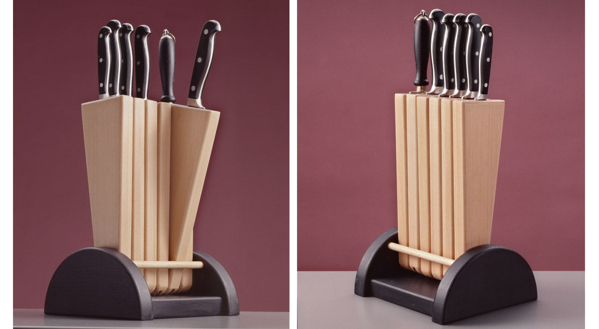 DIY Knife Block with Fan-Opening Core | Detailed Guide