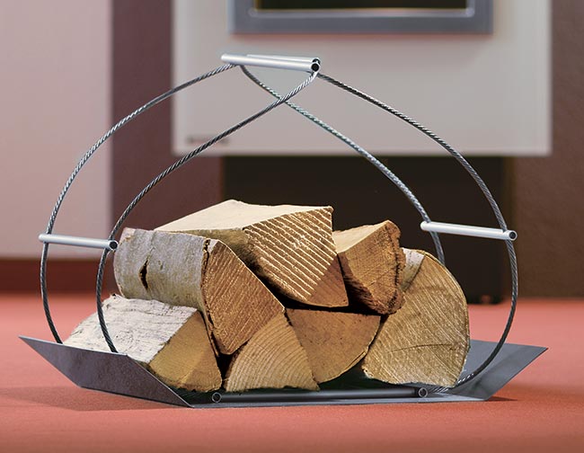 How to Build a Wrought Iron Log Rack: DIY Fireplace Carrier