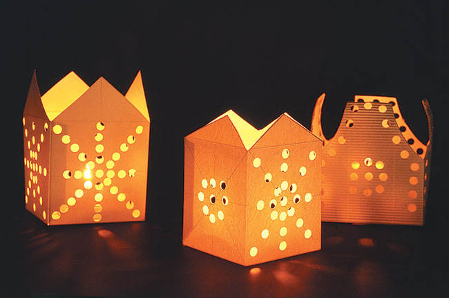 DIY Cardboard Candle Holders: Easy Home Decor Project