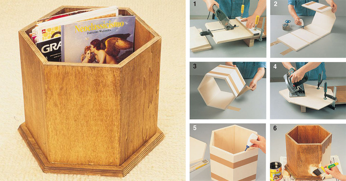 DIY Plywood Magazine Rack: Build a Hexagonal Beauty