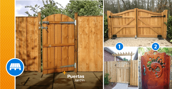 Outdoor wooden gates - grandgoldman.com