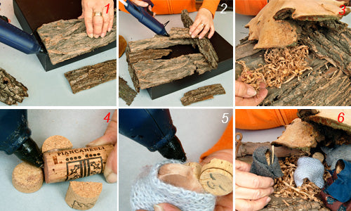 Cork Nativity Scene: A Natural DIY Christmas Craft