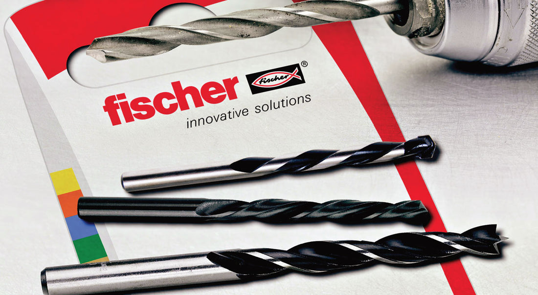 Fischer Professional Drill Bits: Color-Coded Blister Packs for Easy Selecti