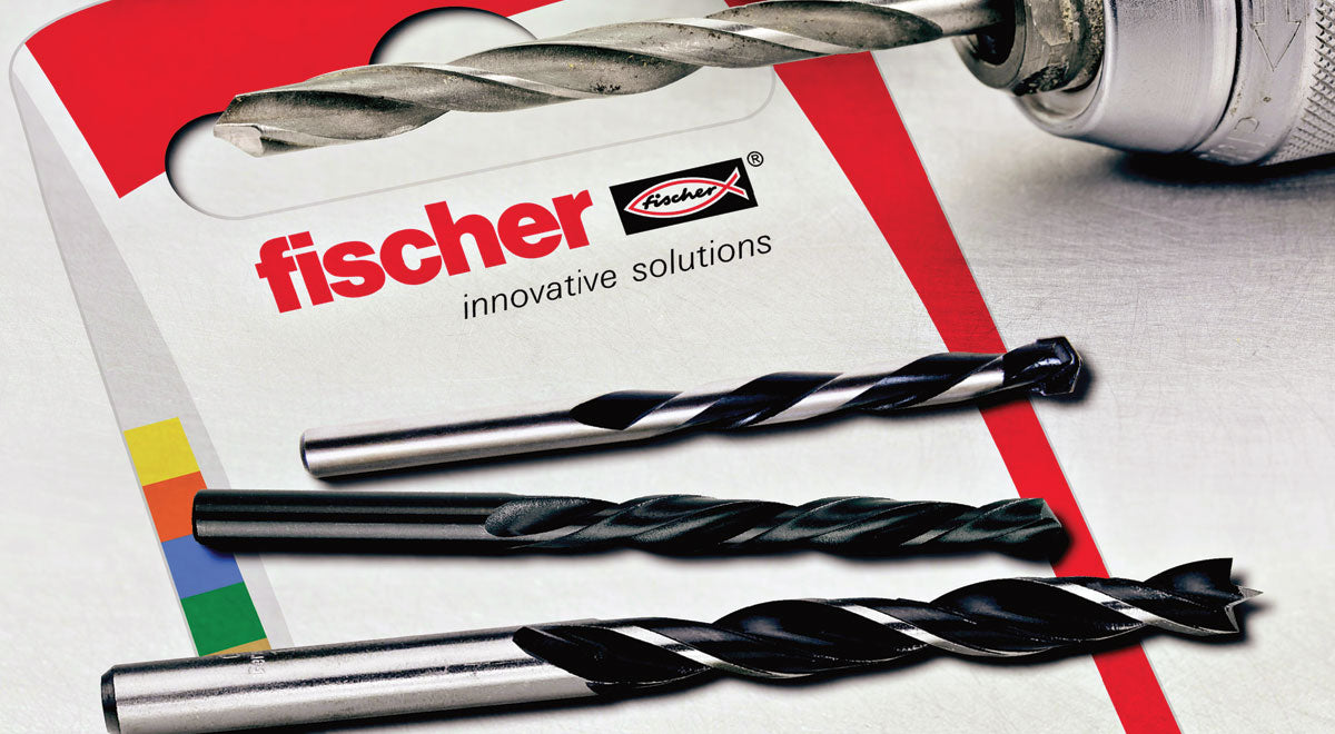 Fischer Professional Drill Bits: Color-Coded Blister Packs for Easy Selecti
