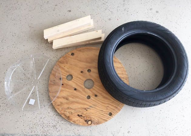 How to Build a Planter with Recycled Tire - grandgoldman.com