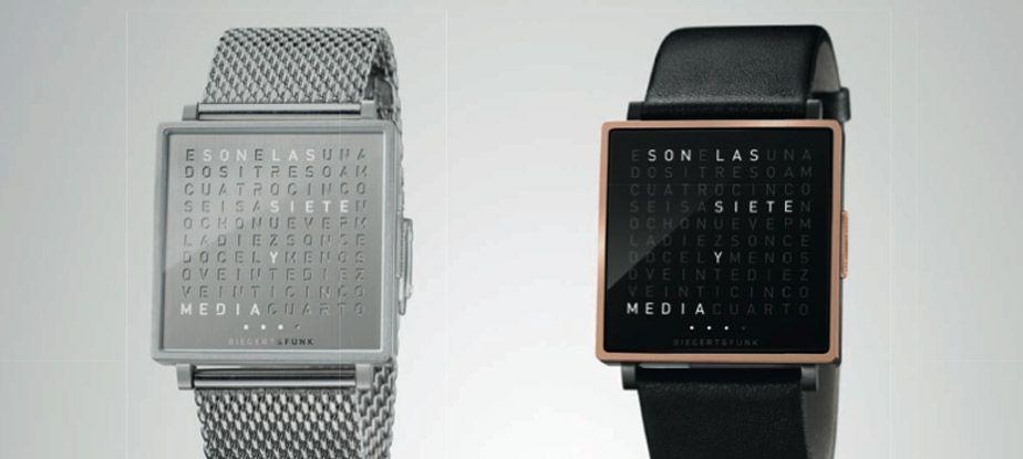 New QLOCKTWO Fine Steel and Bicolor watches - grandgoldman.com